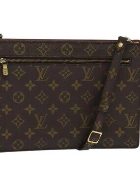 LOUIS VUITTON Monogram Angian Shoulder Bag M51205 LV Auth KD502